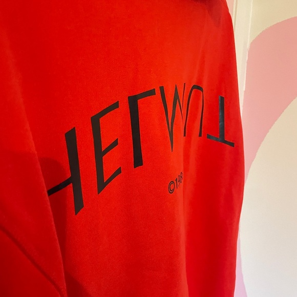 HELMUT LANG Hoodie ft. L'Apocalypse Joyeuse 1986"🍒 - Picture 8 of 8